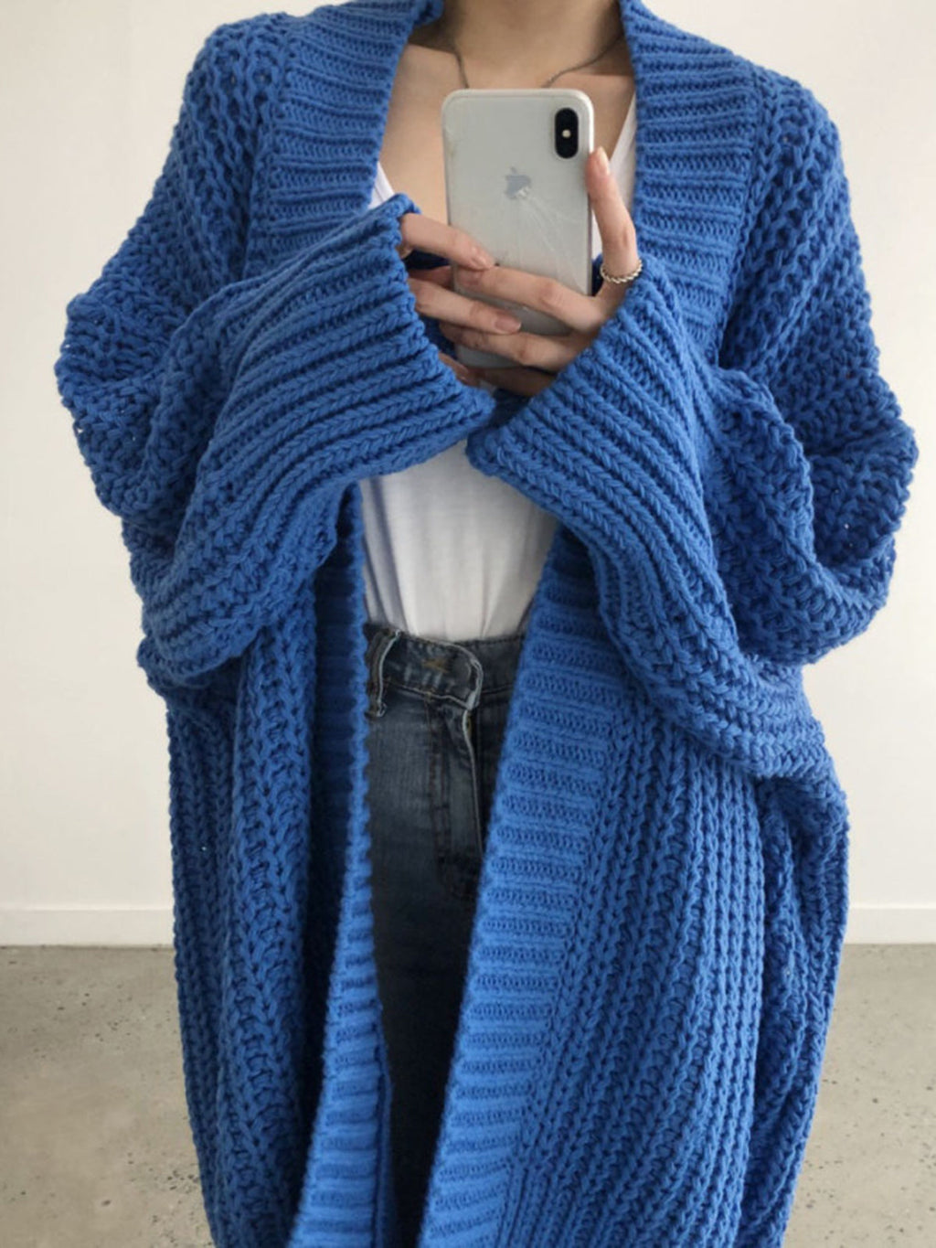 P|H - Oversized Draped Chunky Cardigan Helen