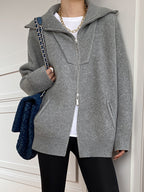 P|H - Zip Front Knit Jacket Linda