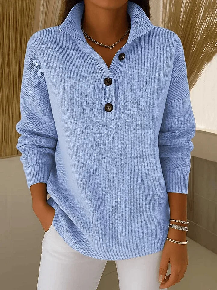 P|H - Polo Collar V-Neck Sweater Carol