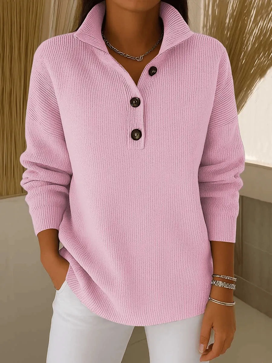 P|H - Polo Collar V-Neck Sweater Carol