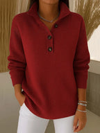 P|H - Polo Collar V-Neck Sweater Carol