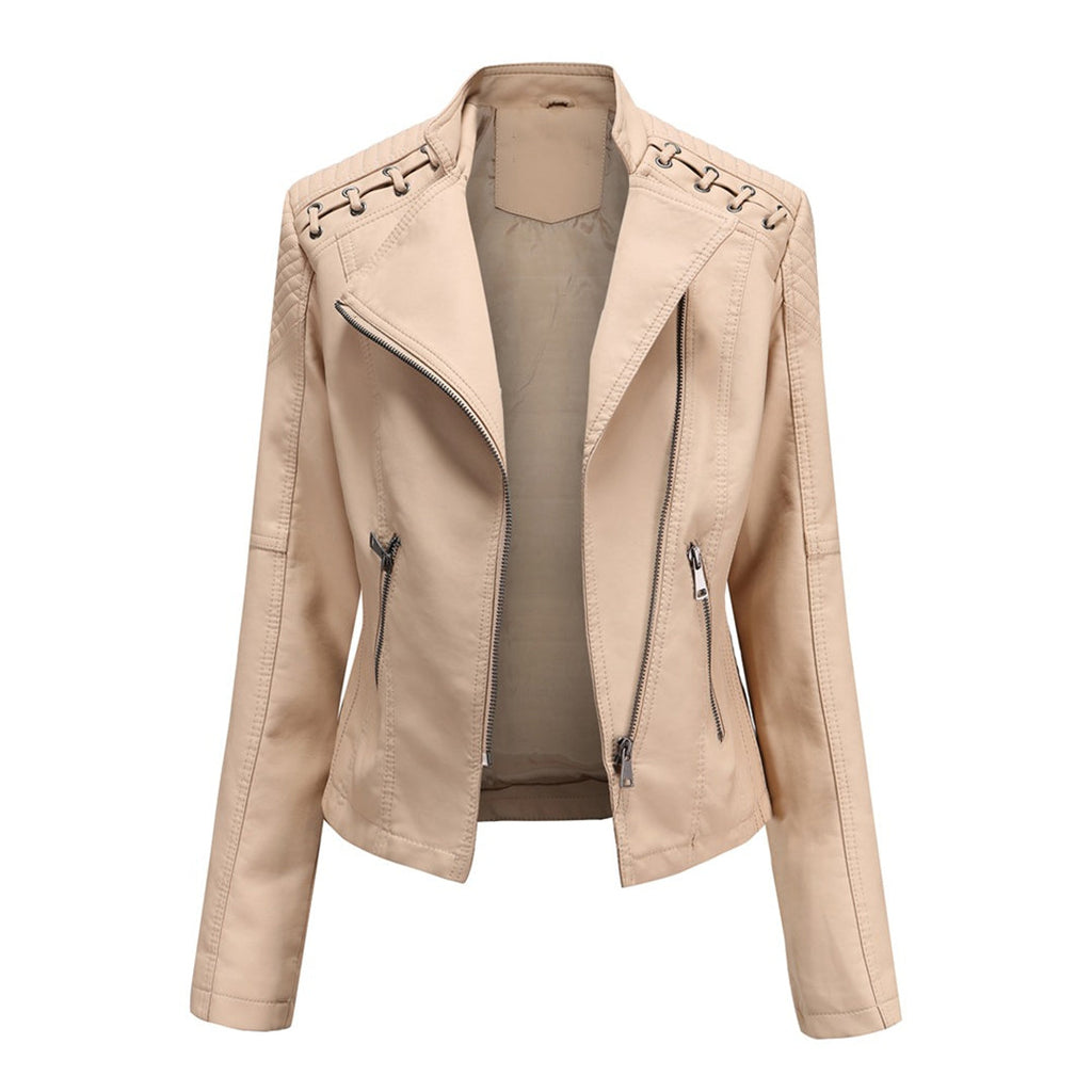 P|H - Asymmetrical Quilted Moto Jacket Marilyn