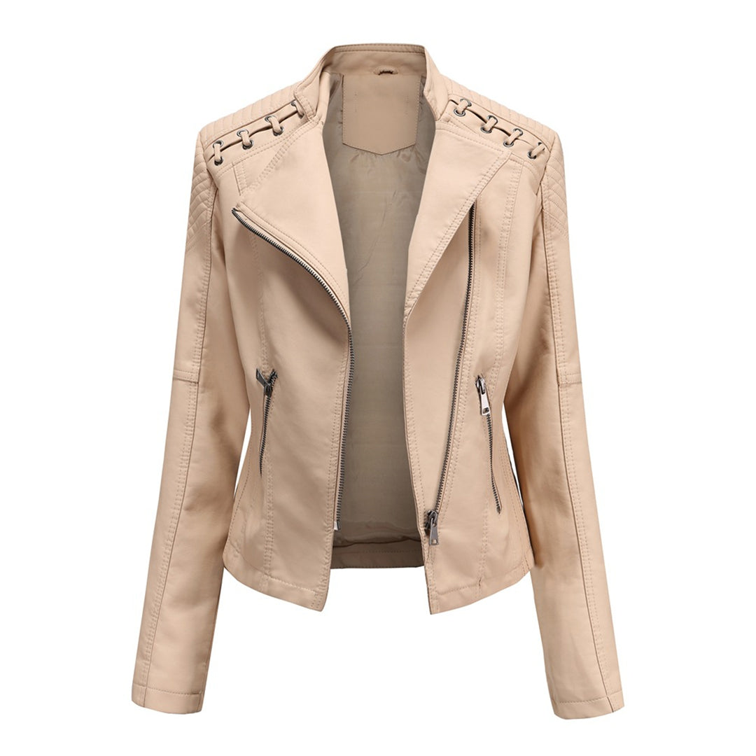 P|H - Asymmetrical Quilted Moto Jacket Marilyn