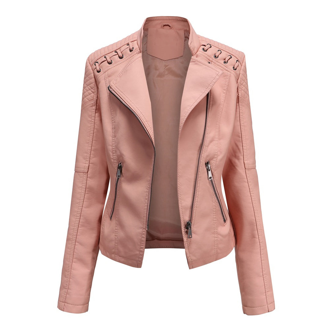 P|H - Asymmetrical Quilted Moto Jacket Marilyn