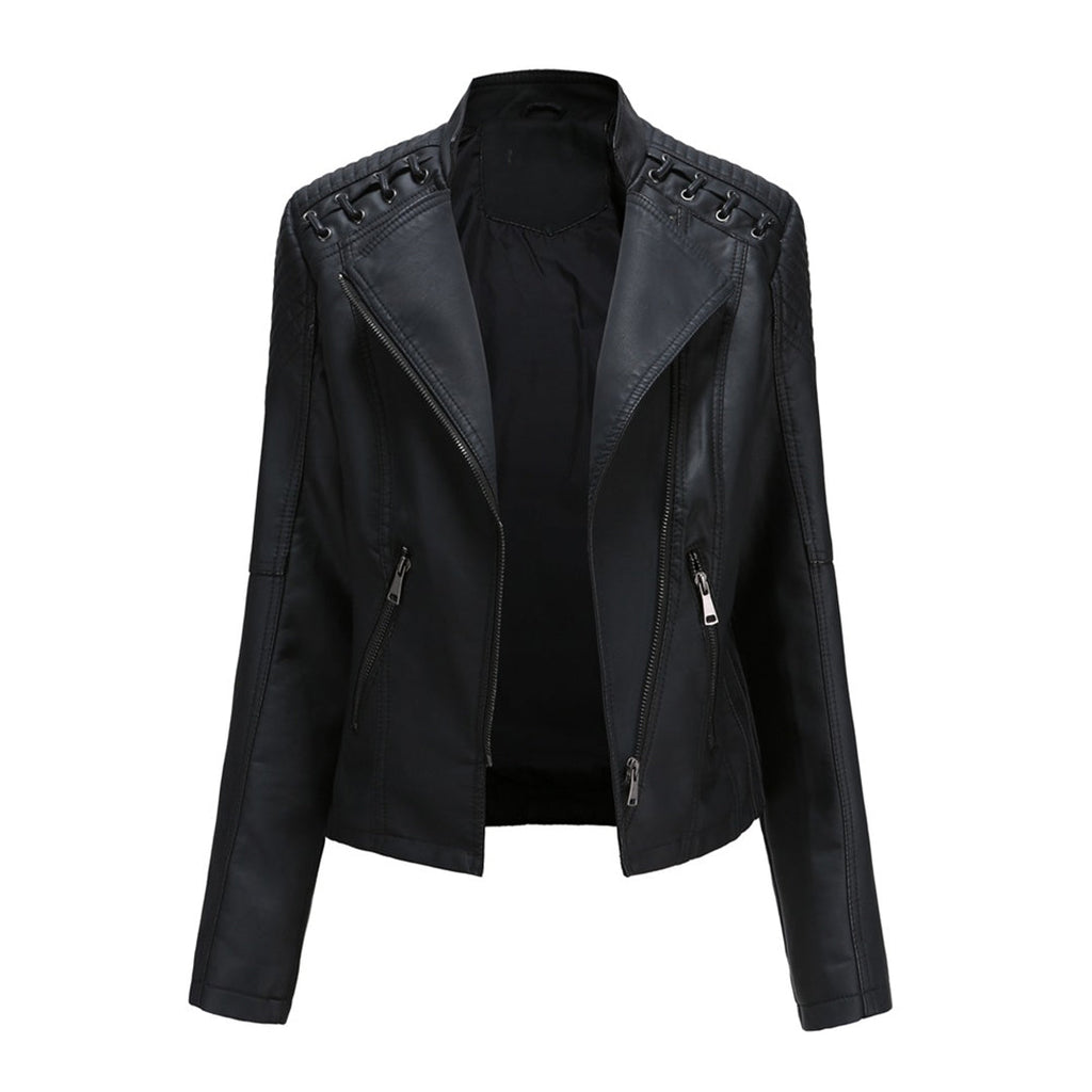P|H - Asymmetrical Quilted Moto Jacket Marilyn