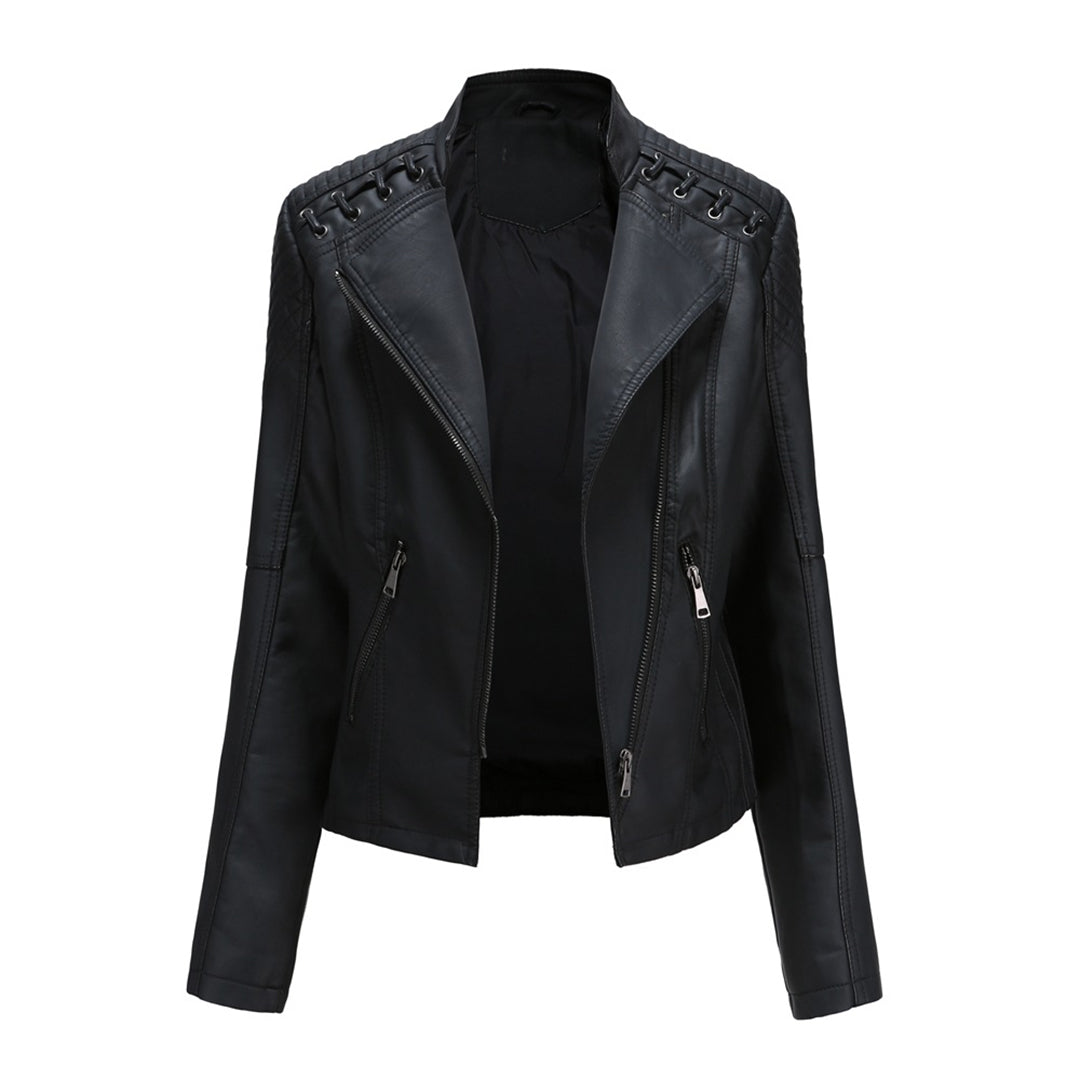 P|H - Asymmetrical Quilted Moto Jacket Marilyn