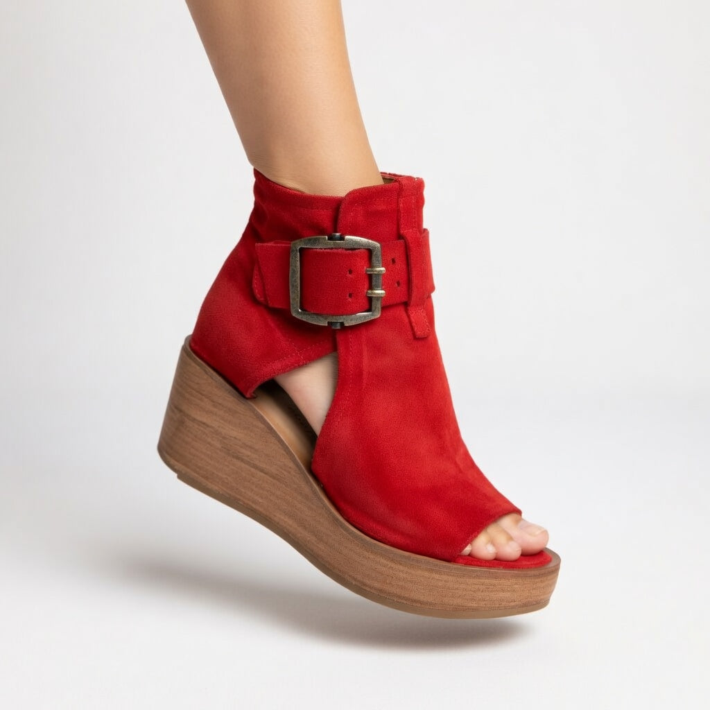 P|H - Elegant Wedge Boots Lila