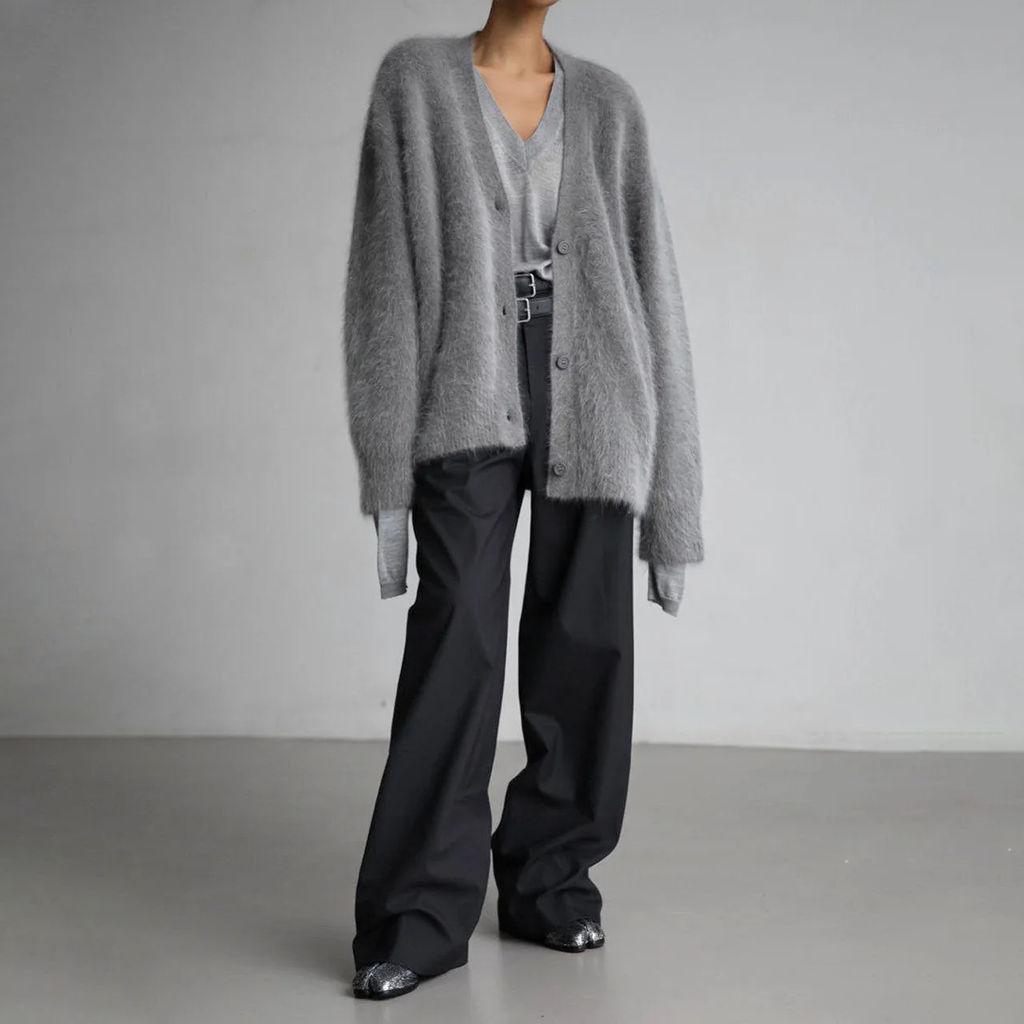 P|H - Brushed Mohair Button Cardigan Margaret