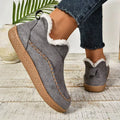 P|H - Cozy Fleece-Lined Slip-On Shoes Patricia