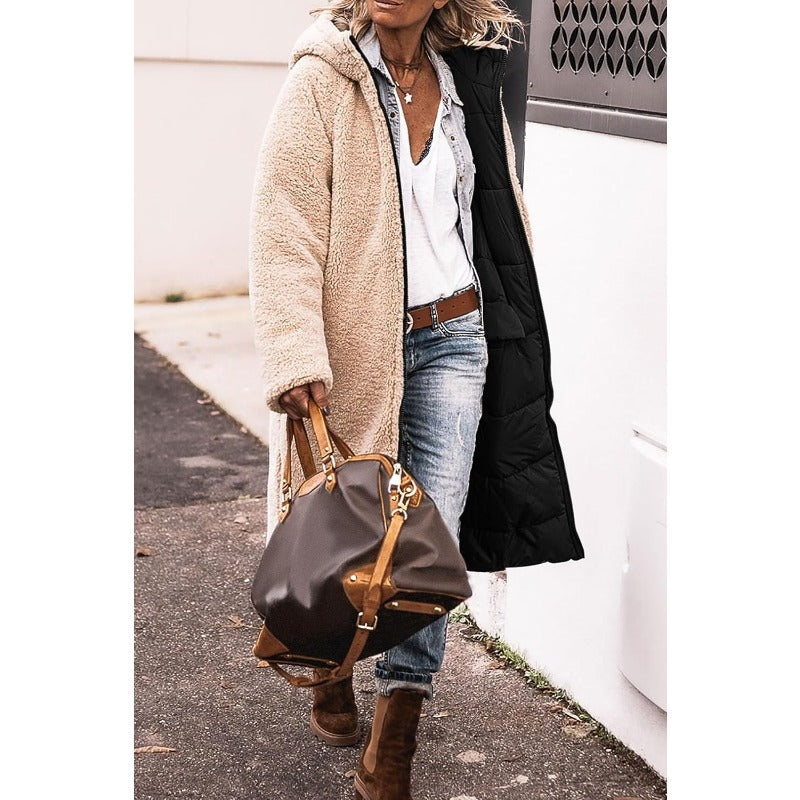 P|H - Reversible Hooded Puffer Coat for Women Nancy