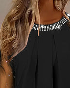 P|H - Elegant Sequin Knit Top Nina