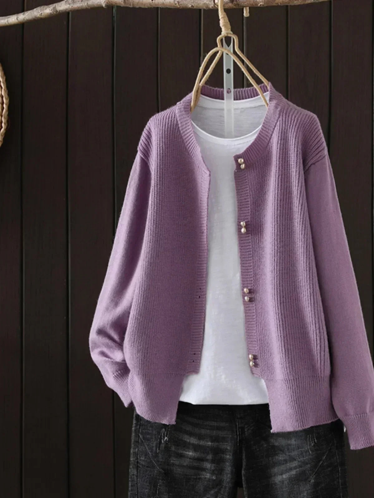 P|H - Pearl Button Soft Cardigan Susan