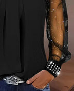P|H - Elegant Sequin Knit Top Nina