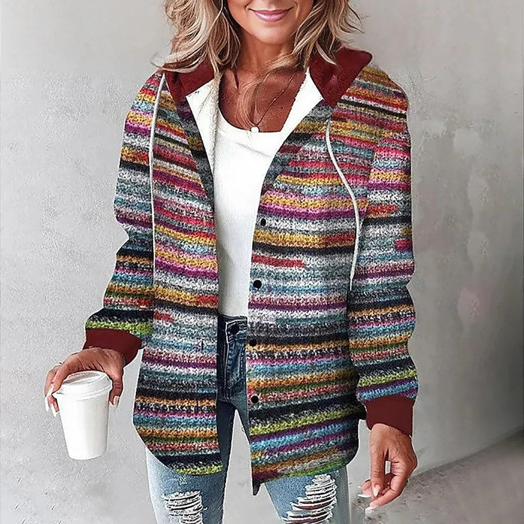 P|H - Hooded Plaid Shirt Jacket Carol