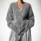P|H - Brushed Mohair Button Cardigan Margaret