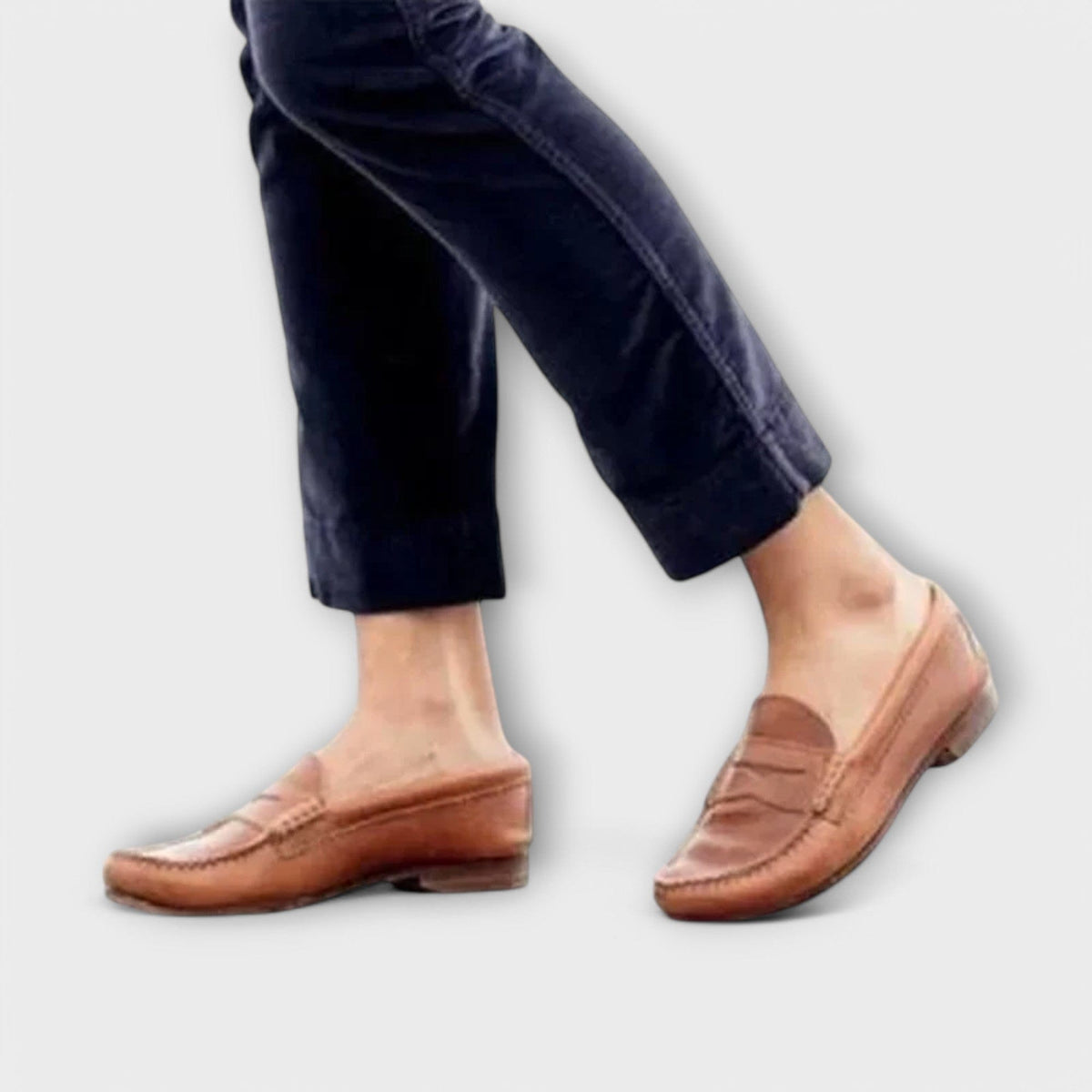 P|H - Timeless Leather-Effect Loafers Deborah