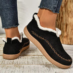 P|H - Cozy Fleece-Lined Slip-On Shoes Patricia