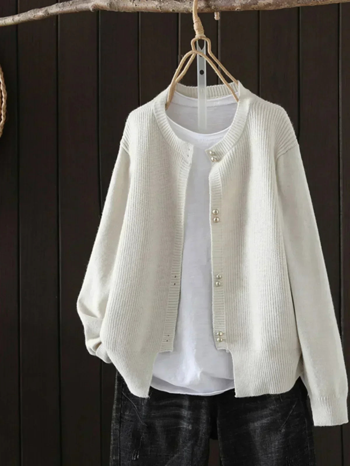 P|H - Pearl Button Soft Cardigan Susan