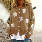 P|H - Daisy Embroidered Knit Cardigan Judith