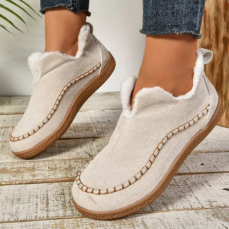 P|H - Cozy Fleece-Lined Slip-On Shoes Patricia