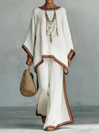 P|H - Elegant Patterned Two-Piece Set Céline