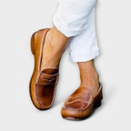 P|H - Timeless Leather-Effect Loafers Deborah