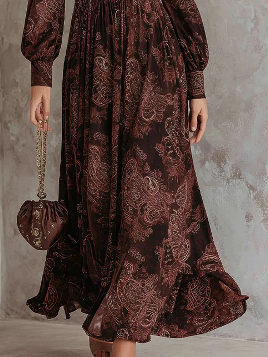 P|H - Vintage Print Dress Giselle