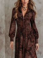 P|H - Vintage Print Dress Giselle