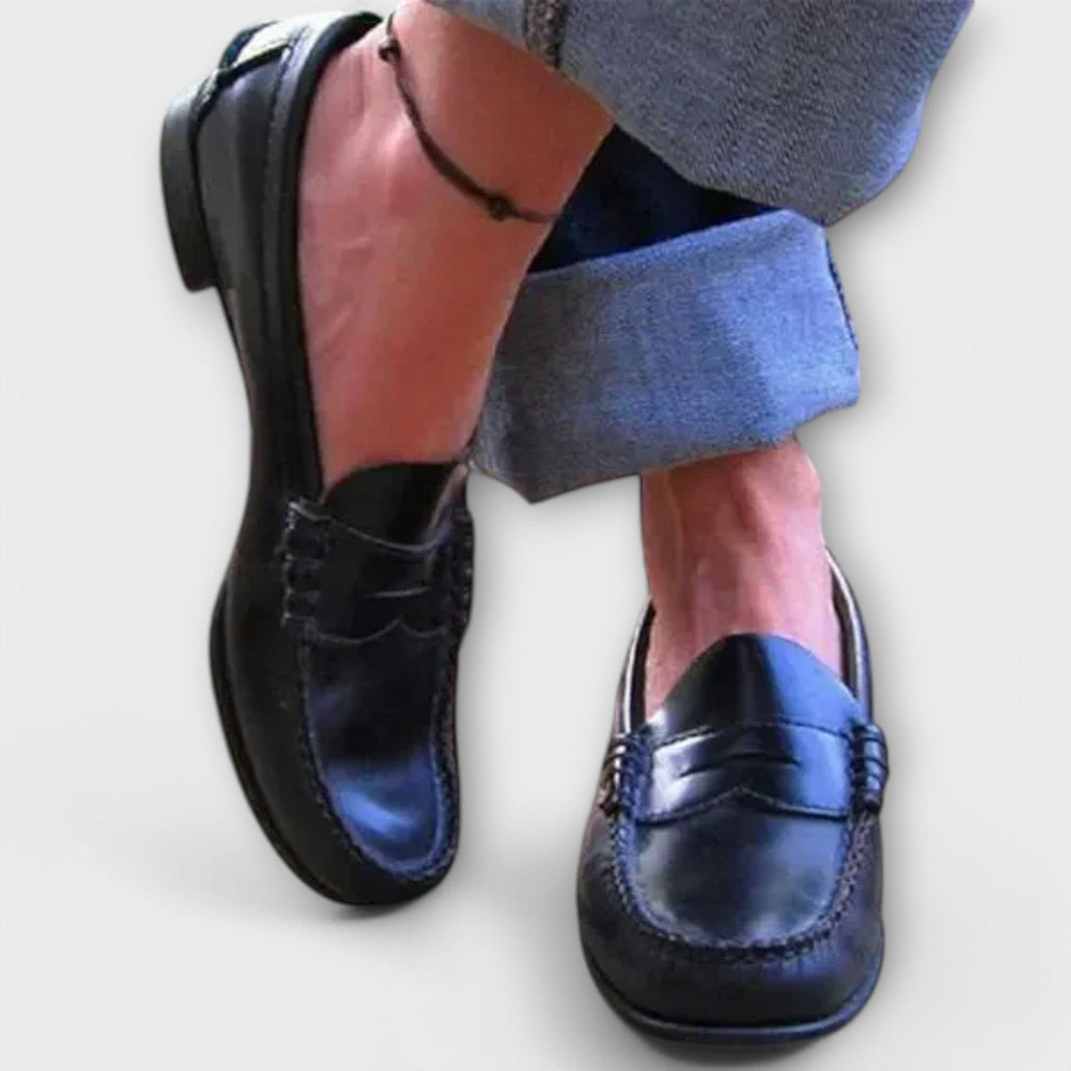 P|H - Timeless Leather-Effect Loafers Deborah