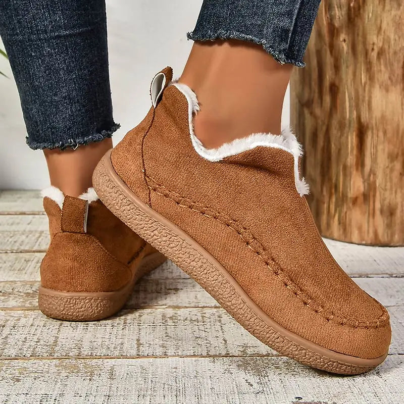 P|H - Cozy Fleece-Lined Slip-On Shoes Patricia