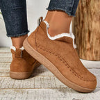 P|H - Cozy Fleece-Lined Slip-On Shoes Patricia