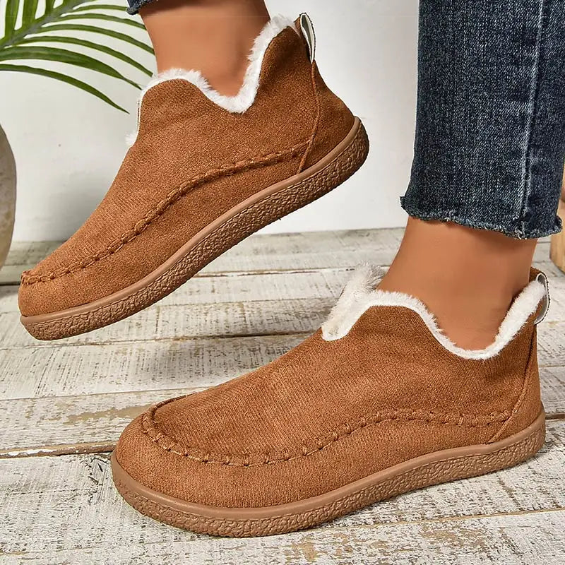 P|H - Cozy Fleece-Lined Slip-On Shoes Patricia