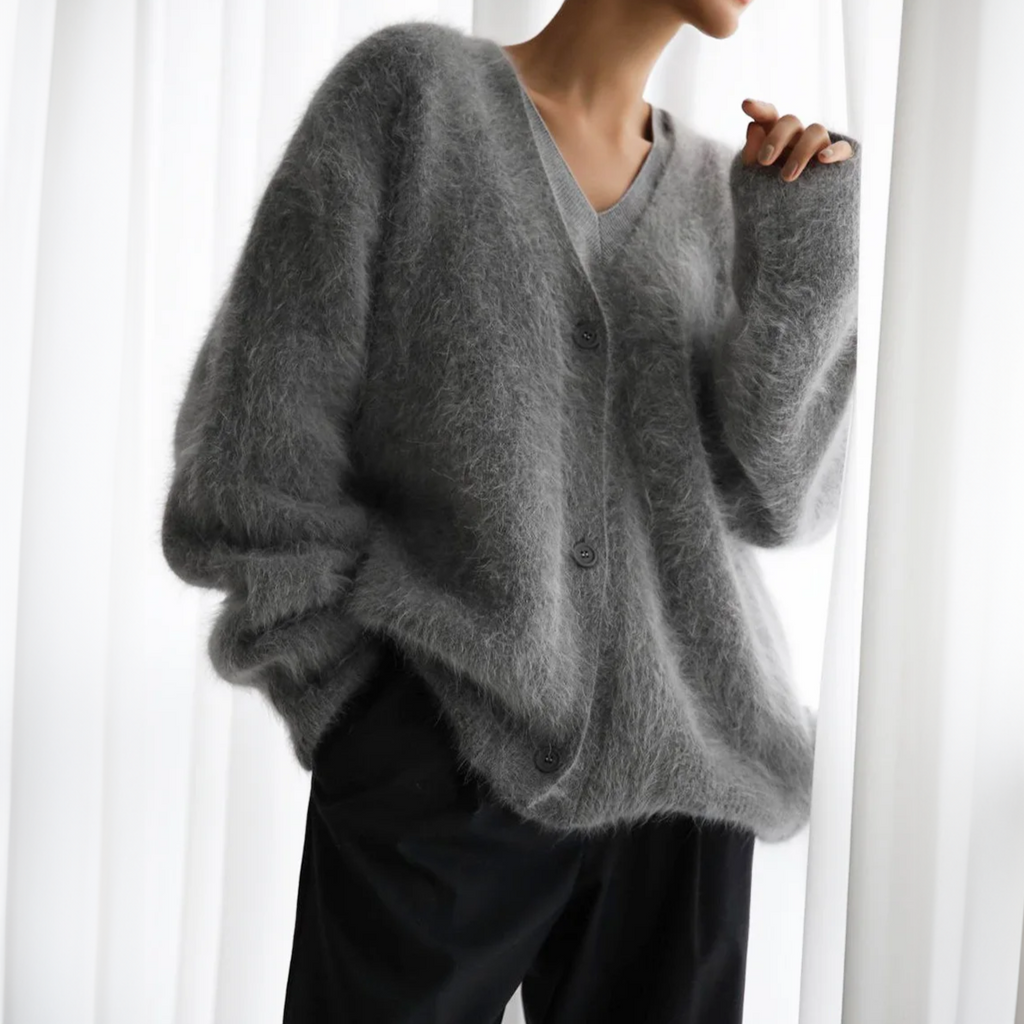 P|H - Brushed Mohair Button Cardigan Margaret