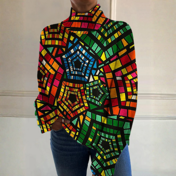 P|H - Stained Glass Knit Turtleneck Helen
