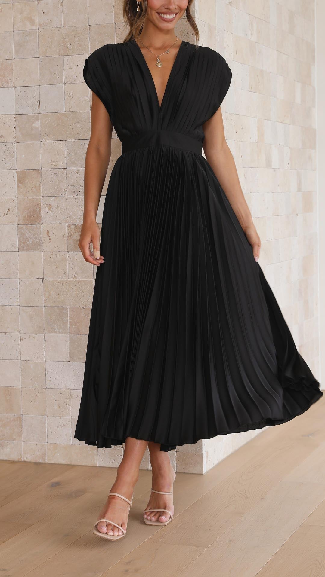 P|H - Pleated Dress Léonie