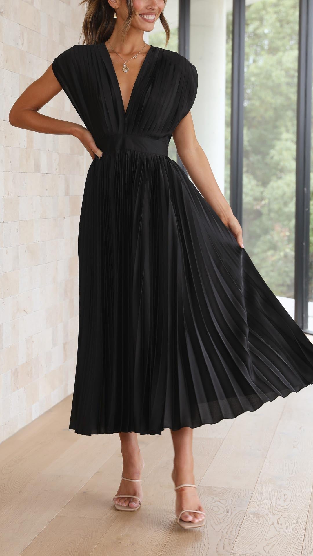P|H - Pleated Dress Léonie