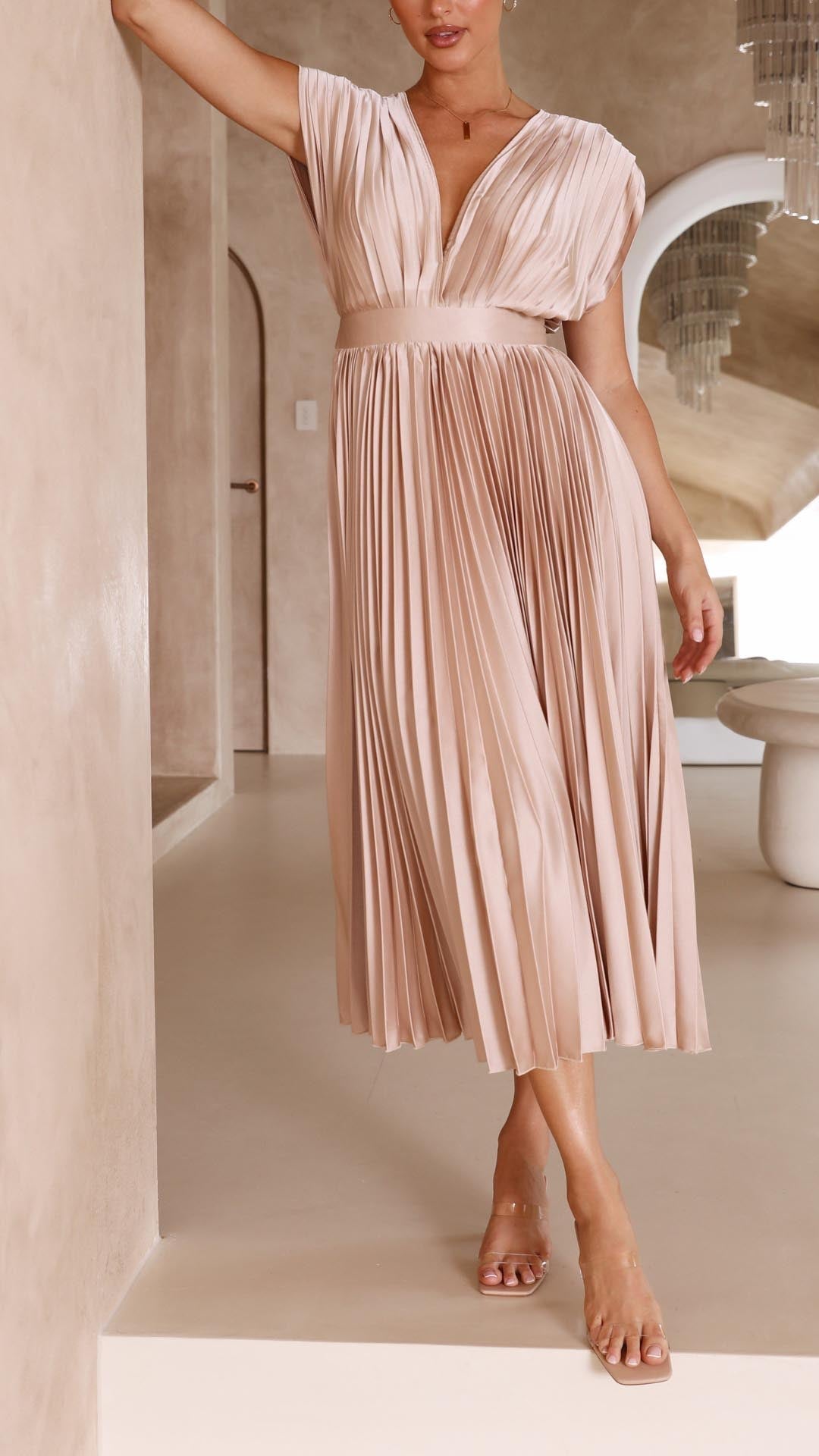 P|H - Pleated Dress Léonie
