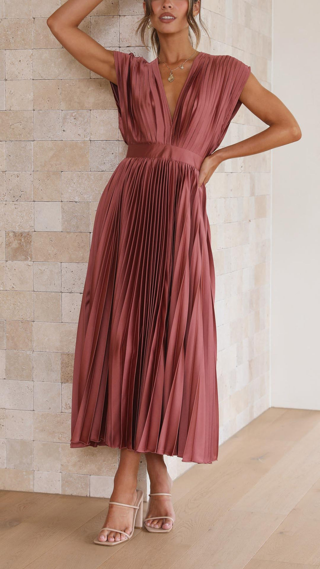 P|H - Pleated Dress Léonie