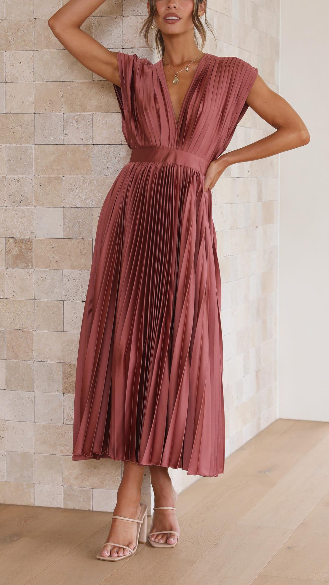 P|H - Pleated Dress Léonie