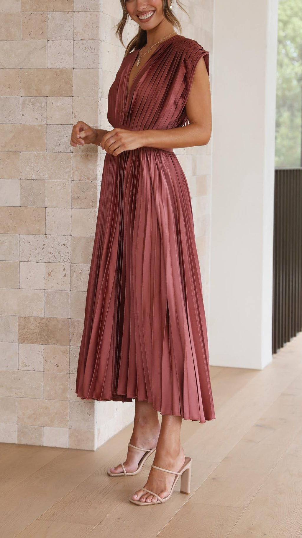 P|H - Pleated Dress Léonie