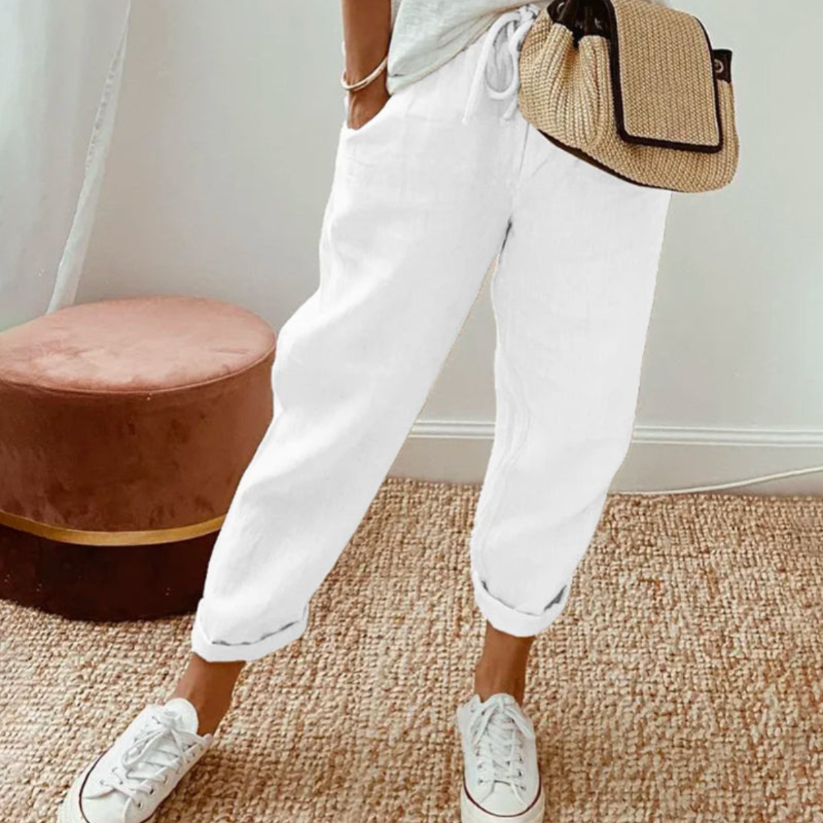 P|H - Relaxed Cotton Trousers Grace
