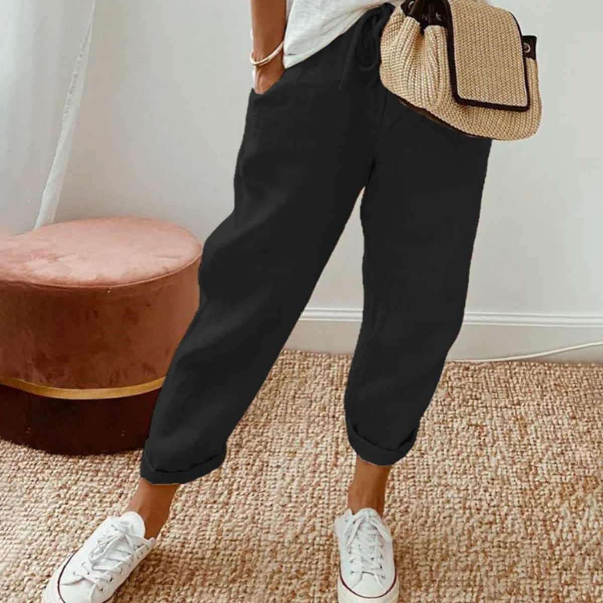 P|H - Relaxed Cotton Trousers Grace
