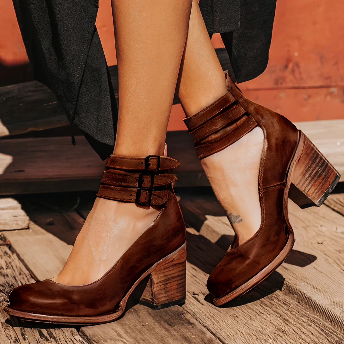 P|H - Western Chic Ankle Boots Katherine