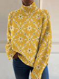 P|H - Daisy Lattice Knit Turtleneck Dorothy