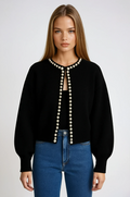 P|H - Pearl Edge Cropped Cardigan Kathleen