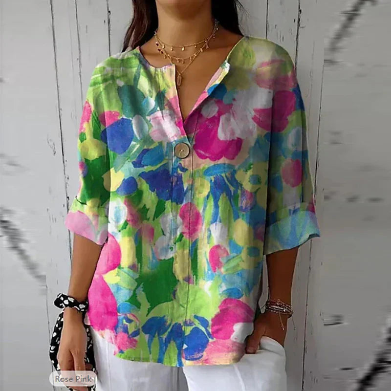 P|H - Elegant Floral Blouse Marie