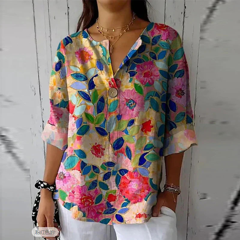 P|H - Elegant Floral Blouse Marie
