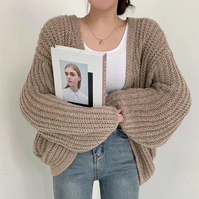 P|H - Balloon Sleeve Open Cardigan Catherine