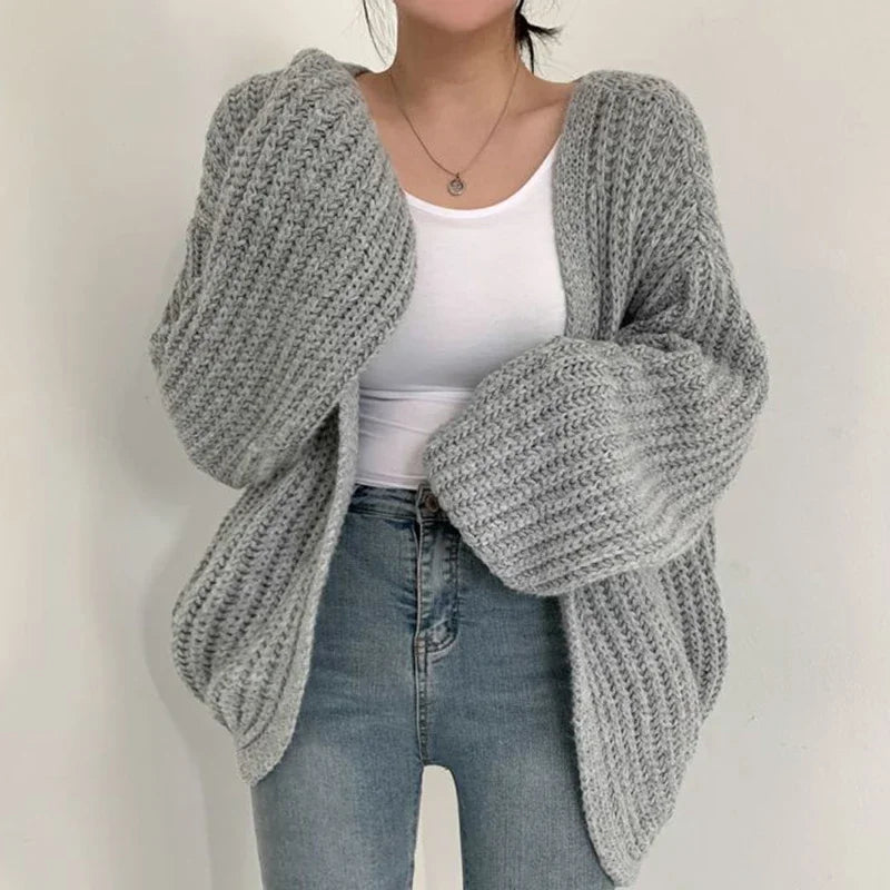 P|H - Balloon Sleeve Open Cardigan Catherine
