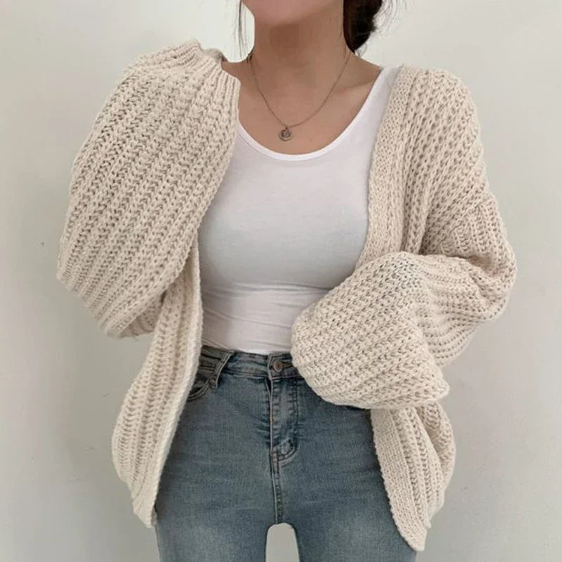 P|H - Balloon Sleeve Open Cardigan Catherine